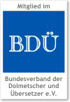 BDÜ-Mitglied BDÜ-Mitglied